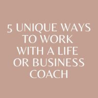Five Unique Holistic Life Coach and Business Coach