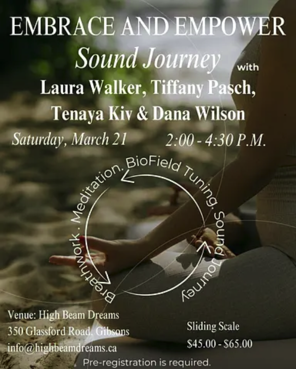 Spring Equinox Sound Journey on the Sunshine Coast