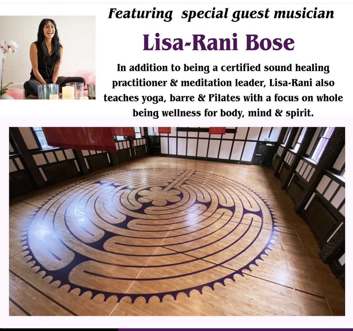 Saturday Morning Sound Healing @ The Labyrinth